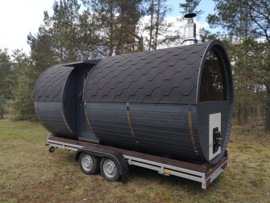 Elite Barrel Mobile Sauna – The Ultimate Luxury Sauna on Wheels