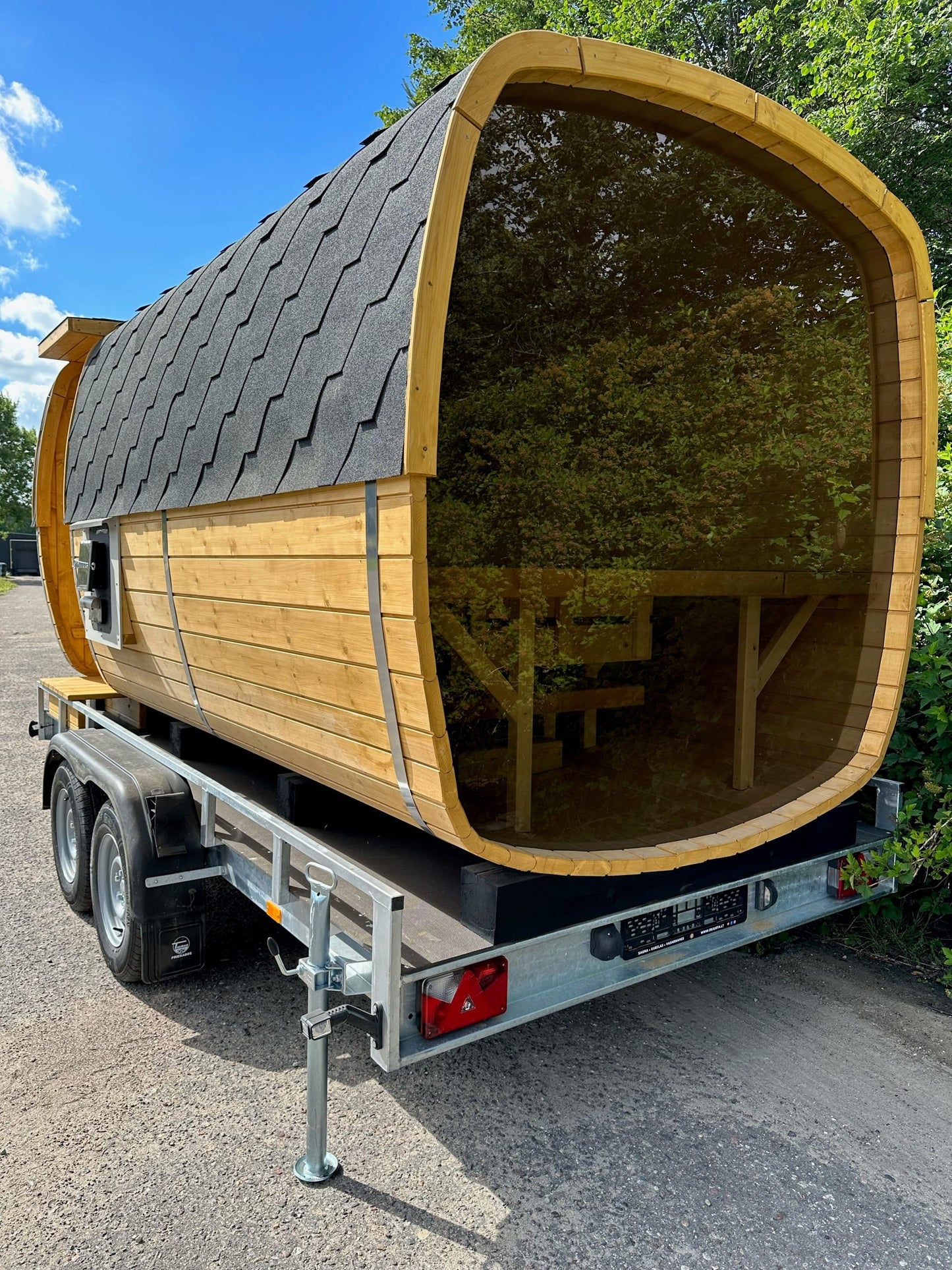 Quadro Mobile Sauna – Spacious, Stylish & Ready to Go